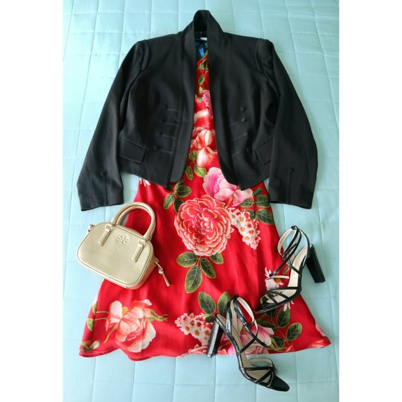 Bianca Nygard Crop Open Front Blazer - Picture 1 of 12